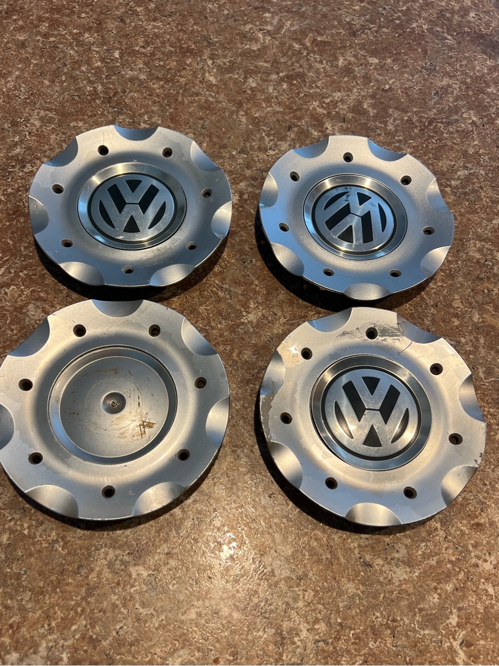 4 VOLKSWAGEN CLASSIXS 17" WHEEL CENTER CAP 1K0601149J